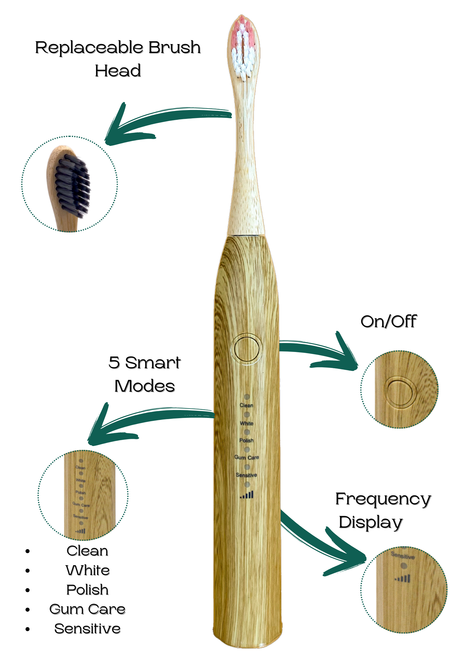 Bamboo Electric Toothbrush